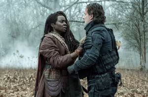 Rick and Michonne from The Walking Dead: The Ones Who Live