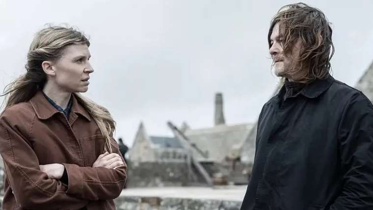 Daryl Dixon and his love interest, Isabelle.