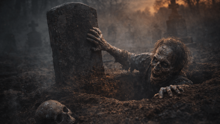 zombie back in his grave. Letters From A Survivor, Z Blog