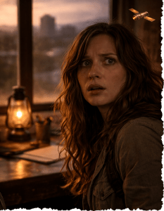 Emily startled. Letters From A Survivor