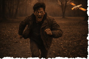 Runner in Oakland. Letters From A Survivor, zombie series